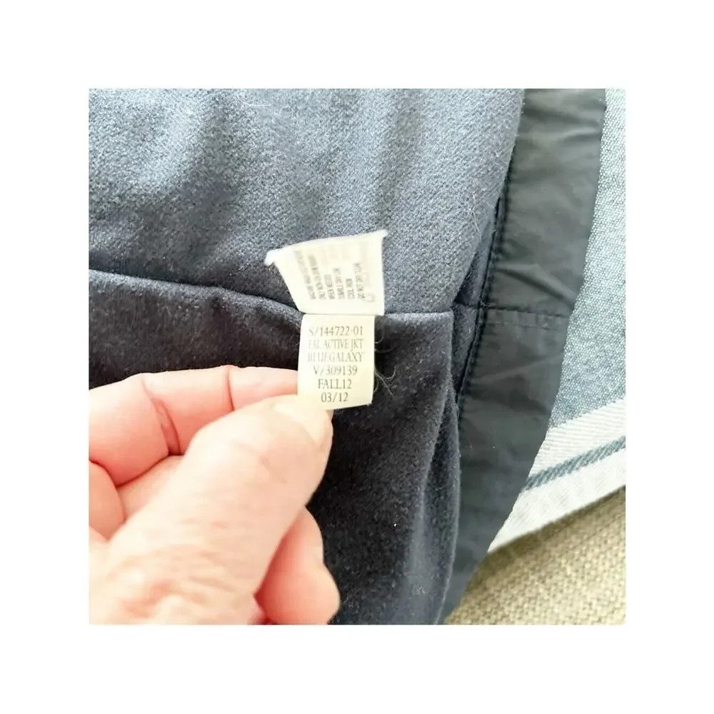 Gap Kids Navy Blue Lightweight Windbreaker Jacket Full Zip Youth Unisex Preowned